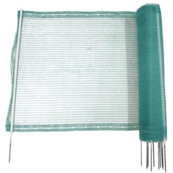 Valla Universal Kerbl de 20 m, 11 postes punta simple, altura 80 cm, color verde