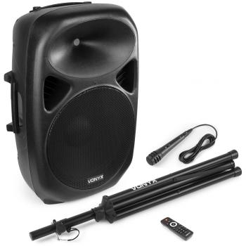 Altavoz Amplificado 15 con Reproductor Multimedia Integrado y 800W de Potencia Máxima