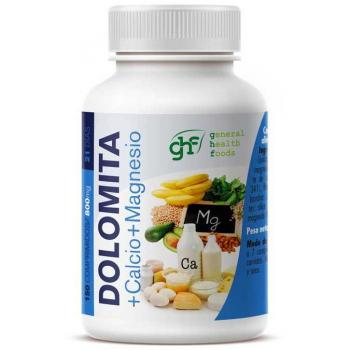 Dolomita GHF, Suplemento Alimenticio con Calcio y Magnesio, 150 Comprimidos de 800mg