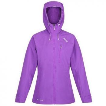 Chaqueta Impermeable Britedale para Mujer de Regatta, características: impermeable, transpirable, con capucha ajustable, cierre frontal con cremallera, bolsillos laterales con cremallera, ajuste en la cintura, tejido