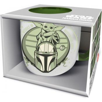 Taza cerámica Elite 380 ml en caja regalo Grogu Mandalorian