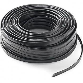 FAMATEL – Cable plano | Feria | 2x1,5 mm | 50 m | Negro