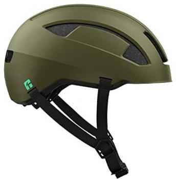 Casco de bicicleta urbano Lazer Cityzen Kineticore CE-CPSC, color verde oscuro, talla S