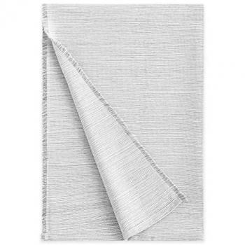 Plaid Multiusos Trama 230x260 cm Gris Claro - Funda para Sofá y Cama, Manta Versátil