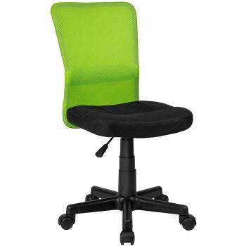 La Silla Española Mojácar Silla de Oficina y Despacho, Poliéster y Rejilla, Verde, 50x40x95 cm