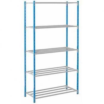 Estantería modular Kaiser Kraft con estantes de tubo, dimensiones 1996 x 1270 x 500 mm