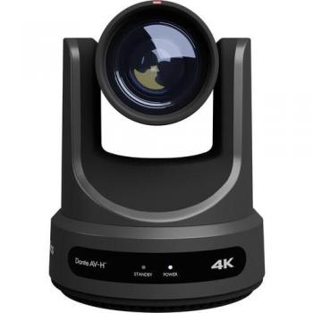 PTZOptics 12X Link 4K Turret IP Security Camera - Indoor/Outdoor, 3840 x 2160 pixels, Ceiling/Wall/Pole Mount, Gray