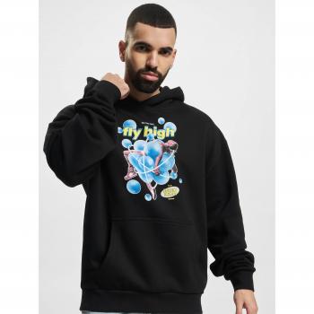 Mister Tee Psychedelic Heavy Oversize Hoodie - Black