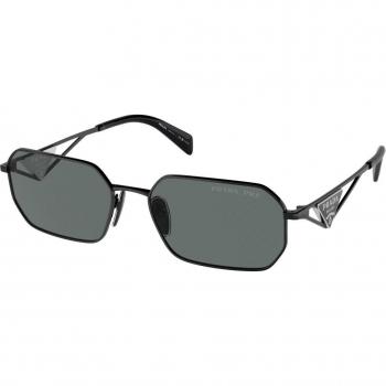 Prada PR A51S Polarized 1AB5Z1 Women's Sunglasses Black Size 58