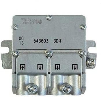 Televes 5451 - Repartidor EMC 1E 3S 543603, Acero Inoxidable