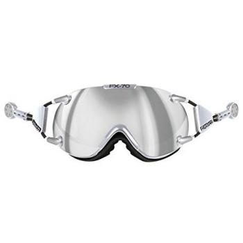 Casco FX70 Carbonic – Gafas de esquí, chrome, large