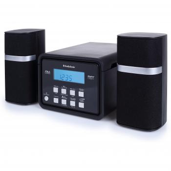 Smartwares HF-1251 – Sistema de sonido, radio FM, reproductor de CD, entrada auxiliar, función de alarma