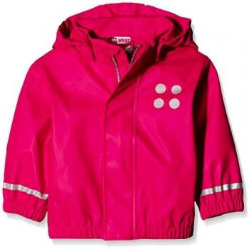 LEGO Jane 101 Chaqueta Impermeable, Bebé-Niñas, Rojo