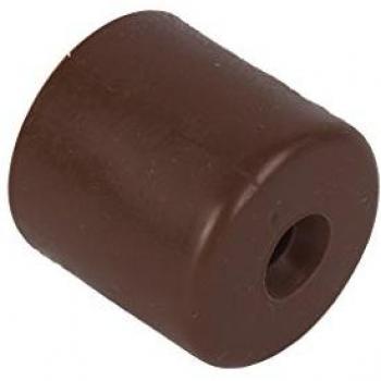 Topes de Puerta con Taco y Tornillo Marrón - Set de 2 Piezas (Caja de 12 Unidades)