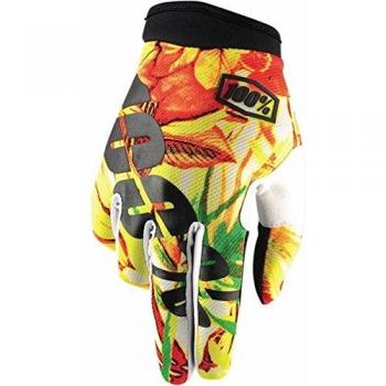 Inconnu 100% iTrack Paradise – Guantes de protección, Color Negro/Blanco, tamaño Extra-Large