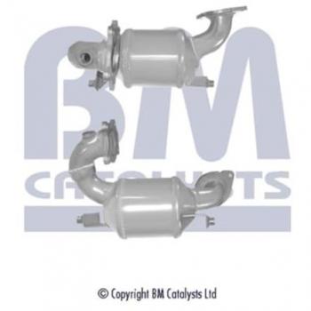 Catalizador BM CATALYSTS BM80481H - Catalizador de escape, compatible con vehículos específicos, fabricado en acero inoxidable, cumple con normativas de emisiones Euro 6, incluye conectores y juntas para instalación fácil