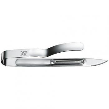 Pelaespárragos WMF Gourmet 17 cm, Acero Inoxidable, Doble Cuchilla