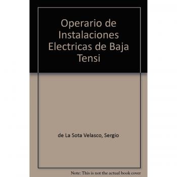 Operario instalaciones electricas baja tension