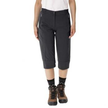 Vaude Farley Stretch III Women's Capri Trekking Pants Size 42 Black