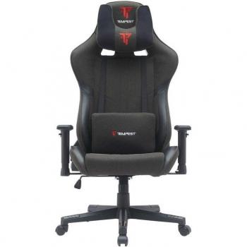 Silla Gaming Tempest Bigboy Negro Extra Grande con Tela Transpirable
