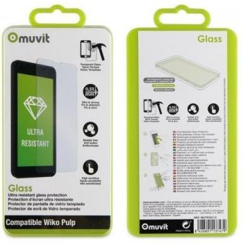 Muvit MUTPG0112 - Protector de pantalla de 0.33 mm para Wiko Pulp