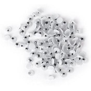 100pcs Plastico Movible Moviles Movedizo Ojos Artesania 3mm Wiggly Eyes