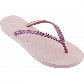 Havaianas Slim Glitter W Chanclas ballet rose