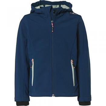 CMP Girls' Waterproof Softshell Hoodie Jacket