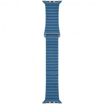 Apple Watch Correa Loop de piel azul cabo