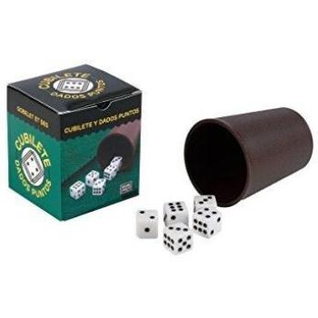 Falomir Cubilete Puntos, Juego de Mesa, Clásicos, Multicolor