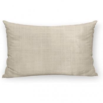 Funda de cojín Muaré Liso Beige 30 x 50 cm