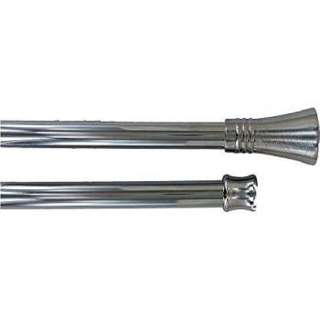 Kit Ext 120-210 Cm D19 Doble Barra Terminal Lotus - Cromo