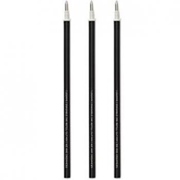 Recargas Bolígrafo Gel Negro - Pack de 3