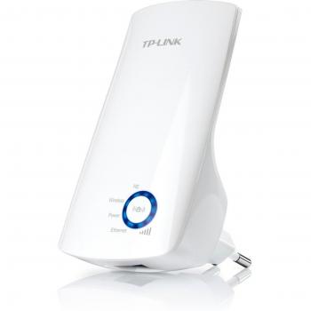 TP-Link TL-WA850RE Repetidor WiFi 300Mbps, 1 puerto Ethernet, diseño compacto, fácil configuración, compatible con cualquier router