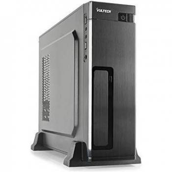 Caja Micro ATX Vultech GS-3492 Rev. 2.3 con Alimentador de 250W, USB 3.0 y Lector de Tarjetas SD, Color Negro