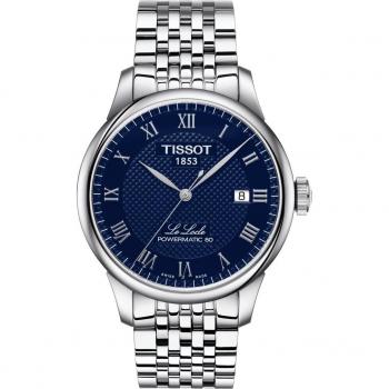 Tissot Le Locle Powermatic 80 Men's Watch - 40mm, Blue/Silver, Size: One Size