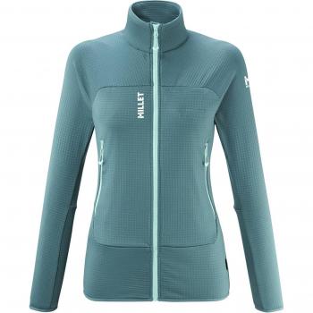 Chaqueta de mujer Millet Fusion Grid Polar Azul