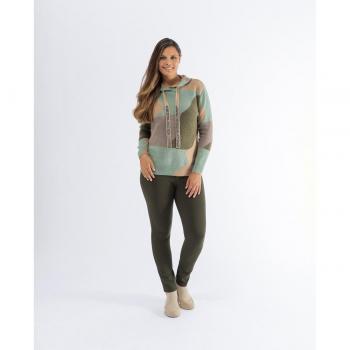 Leggings de mujer liso con bolsillos traseros y 5 bolsillos push up