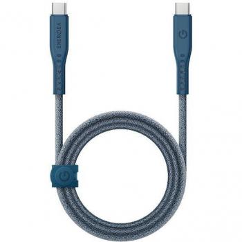 Cable USB-C Energea Flow 1.5M Azul 240W 5A Carga Rápida PD