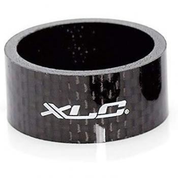 Xlc Steuersatz Spacer-2500532130 Material de Bicicleta, Adultos Unisex, Negro, 1 1/8 Pulgadas