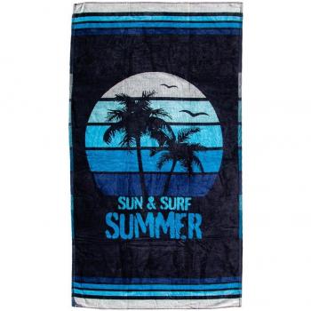 Toalla de playa SUN & SURF Jacquard Grande 90x170 Ultra Suave Terciopelo Algodón 100% - Alta Calidad y Colores PREMIUM