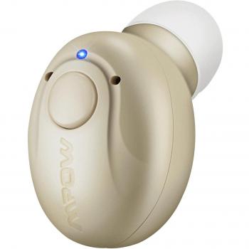 Mpow Mini Auricular Bluetooth, Invisible Auricular Inalámbrico con Microfono y Cancelación de Ruido,Bluetooth 4.1 con USB Magnéticos Manos Libres para Coche iPhone Samsung Huawei