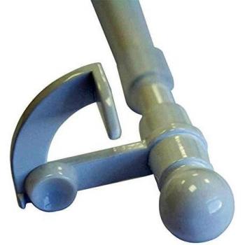 Tringle Extensible Autobloquante Sin Perforación Blanca 40 a 60 cm