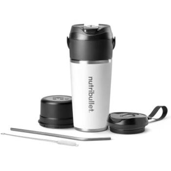 Batidora portátil NutriBullet Flip 0,59 L Blanca y Negra 11,1 V