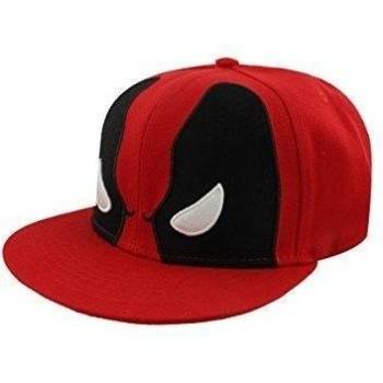 Deadpool Mask Hombre Gorra Rojo, 100% poliacrílico,