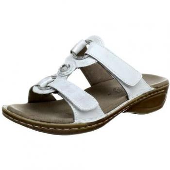ara Hawaii - Zuecos de cuero mujer, color gris, talla 42