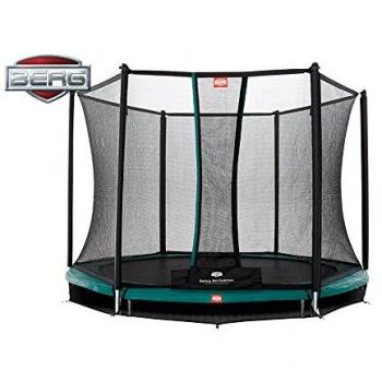 BERG Inground Talent 300 + red Comfort cama elástica para enterrar color verde