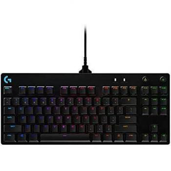 Logitech G PRO Teclado Mecánico Gaming Tenkeyless RGB con Switches GX Blue – Español (920-010593)