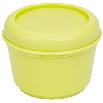 Hermetikus kerek ebÃ©ddoboz 0,25 l sÃ¡rga, Sunset sorozat