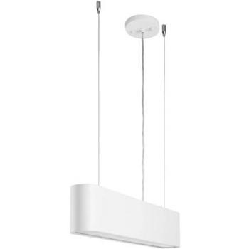 Lámpara de Suspensión Illumina EPIKASA, Metal y Acrílico Blanco, 91,5x7,5x150 cm